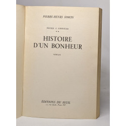 Histoire d'un bonheur (Figures à Cordouan Tome 2)