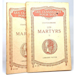 Les martyrs livres I à XXIV (extraits) notes et notices par Ch....
