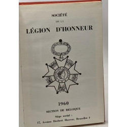 Société de la Légion d'Honneur 1960 section de Belgique