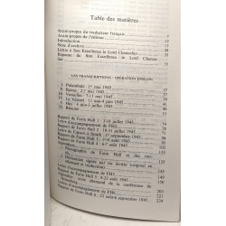 Opération Epsilon. Les Transcriptions de farm hall ( 1 er mai - 30...