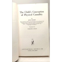 The Child's Conception of Physical Causality