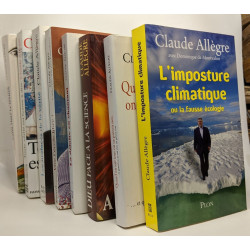 8 livres de Claude Allègre: L'imposture climatique + Un peu de...
