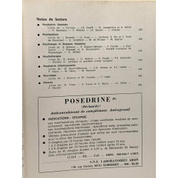 L'évolution psychiatrique - Année 1978 - TOME XLIII fascicule I...