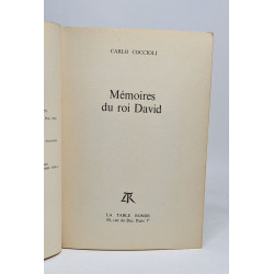 Mémoires du roi David