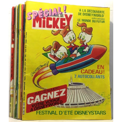 Le Journal de Mickey du n°1504 au n°1520 années 1981 17 numéros...