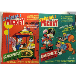 Le Journal de Mickey du n°1504 au n°1520 années 1981 17 numéros...
