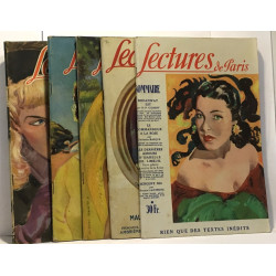 5 numéros de Lectures de Paris: Agnella Jérome et Jean Tharaud Le...