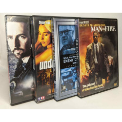 4 DVD d'action américains: Le prix de la loyauté + Under suspicion...