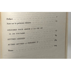 Mémoires pour servir à la vie de M. De Voltaire - écrits par...