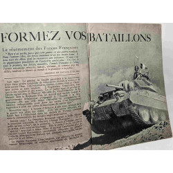 Formez vos bataillons - plaquette de propagande alliés - le...