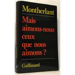 Mais aimons-nous ce que nous aimons