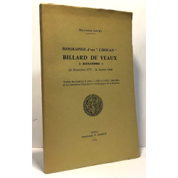 Biographie d'un "chouan" billard de veaux - 22 novembre 1773 - 14...