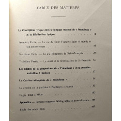 Le Franciscus d'Edgar Tinel --- étude d'esthétique et d'histoire
