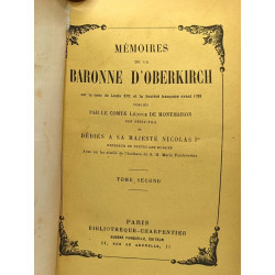 Mémoires de la baronne d'Oberkirch - Tome second
