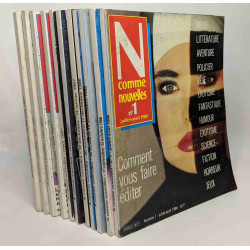 N comme nouvelles --- 11 premiers numéros: N°1 juillet/août 1986...