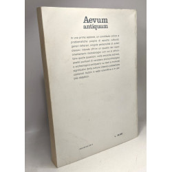 Aevum antiquum (Vol. 1 / 1988) isitituto di filologia classica e...