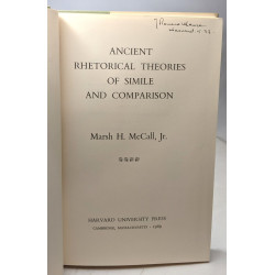 Ancient rhetorical theories of simile and comparison