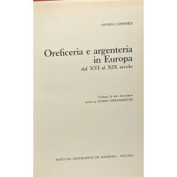 Oreficeria e argenteria in Europa dal XVI al XIX secolo