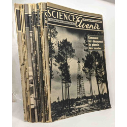 16 numéros de Sciences et Avenir entre 1949 et 1955:...