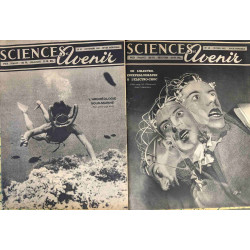 16 numéros de Sciences et Avenir entre 1949 et 1955:...