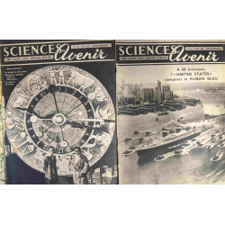16 numéros de Sciences et Avenir entre 1949 et 1955:...