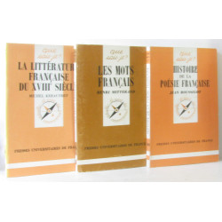 Histoire de la poésie française + Les mots Français + La...
