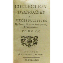 Collection d'héroïdes et pièces fugitives - tome quatrième