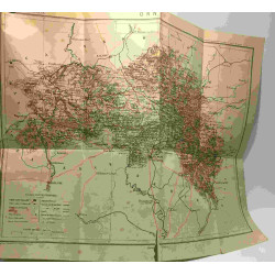 Géographie du département de l'Orne avec une carte coloriée et 13...