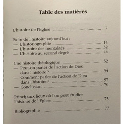 L'histoire de l'église : science humaine ou théologie