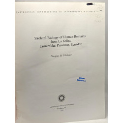 Skeletal biology of Human Remains from La Tolita Esmeraldas...