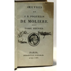 Oeuvres de J.B. Poquelin de Molière - tome second - l'école des...