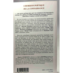 L'horizon poétique de la connaissance - avec hommage de l'auteur