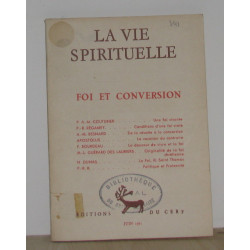 Foi et conversion -la vie spirituelle