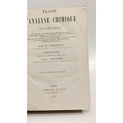 Traité d'analyse chimique quantitative