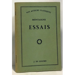 Essais - introduction notes et appendice par J. Coppin