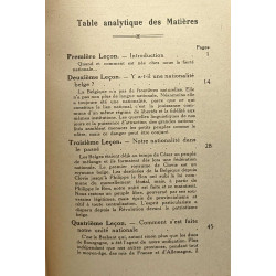 La nationalité Belge