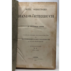 Mittelhochdeutshces Handwörterbuch --- zugleich als supplement un...