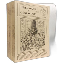 Hérladique et généalogie - 4 années complètes (4 numéros par an)...