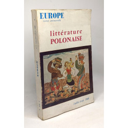 Littérature polonaise - Europe revue mensuelle - Juillet-Août 1960