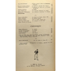 Littérature polonaise - Europe revue mensuelle - Juillet-Août 1960