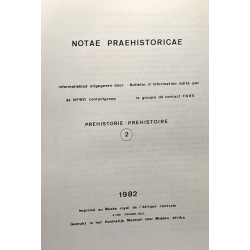 Notae praehistoricae - bulletin d'information édité par le groupe...