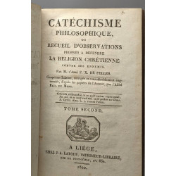 Catéchisme Philosophique ou Recueil d'Observations propres a...