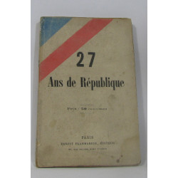 27 ans de république