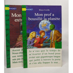 Lot de 2 histoires de Bruce Coville: Mon prof a bousillé la...