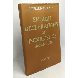 English declarations of indulgence 1687 and 1688