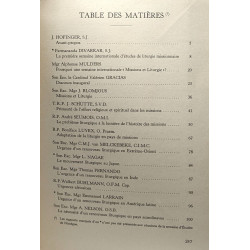 Missions et liturgie - rapports et compte rendu de la première...