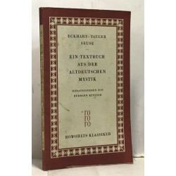 Ein textbuch aus der altdeutshcen mystik