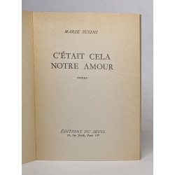 C'était cela notre amour