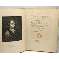 Discours sur les pensées de M. Pascal - collection des chefs...