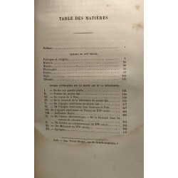 Tableau de la littérature française au XVIe siècle suivi d'études...